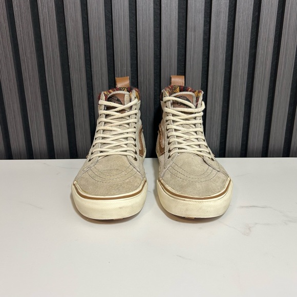 Vans sk8 hi mte scotchguard plaid beige brown - Picture 2 of 8